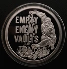 1 oz silver proof Empty Enemy Vaults .999 Pure COA BOX SSG 2021 Silver Shield