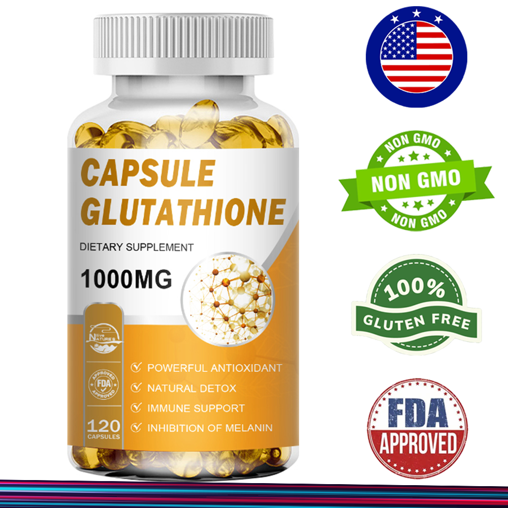 fda approved glutathione capsules SKIN WHITENING GLUTATHIONE 1000mg Per Serve Brightening Lightening 120  Capsules