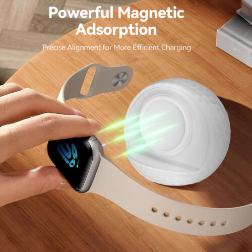 Magnetic Wireless Charger Watch Charging Dock For Apple Watch 9/8/7/6/5/4/3/2/SE - Picture 5 of 16