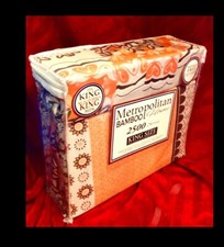  METROPOLITAN BAMBOO Home Hypoallergenic 2500 Thread ct KING SIZE Bed Sheet Set