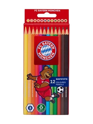 FC Bayern München Buntstifte Farbstifte 12er Set