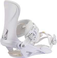 Nitro Ivy Snowboard Bindings Women's Small/Medium US 5.5-10.5 White Pearl 2024