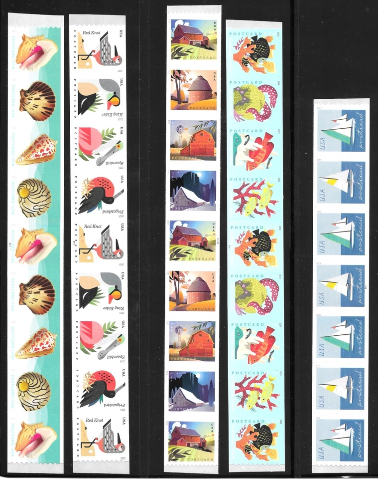 ALL POSTCARD Rate PNCs ISSUED SINCE 2006 (12 total) , FVF, Mint NH Cat $144.85 - Image 2 of 2