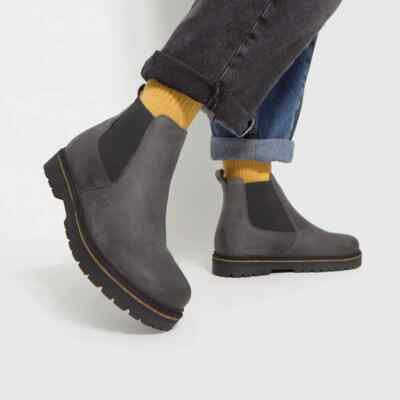 NWOT BIRKENSTOCK STALON II CHELSEA WOMEN'S BOOTS GRAPHITE GREY SZ