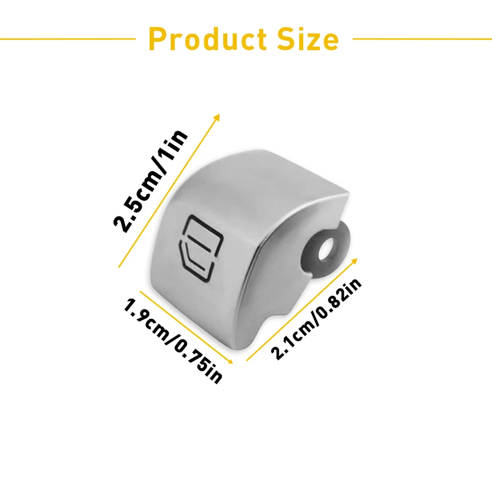 Para Mercedes-Benz Clase S W222 2013-2021 Interruptor Maestro Ventana Botones Tapas Cubierta Foto 2 de 4