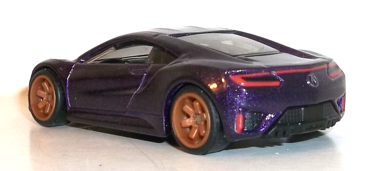 LOOSE 2023 HOT WHEELS 1:64 PURPLE '17 ACURA NSX WHEEL SWAP