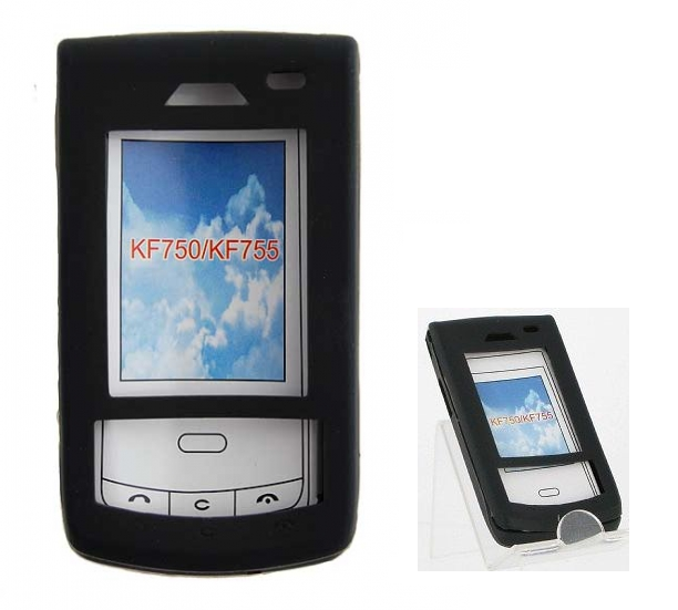 Housse Silicone Gel Noir Diamant Pour LG KP500 Cookie / KP570 Cookie - Protection Anti-choc