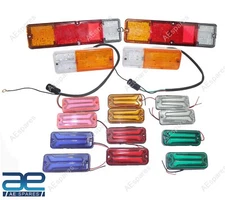 Set of LED Tail Lights Indicator Front Bumper For Suzuki Samurai SJ410 SJ413 ECs