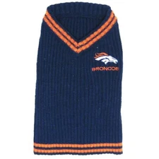 Denver Broncos NEW NFL Dog Pet V Shirt Sweater (all sizes) On Sale