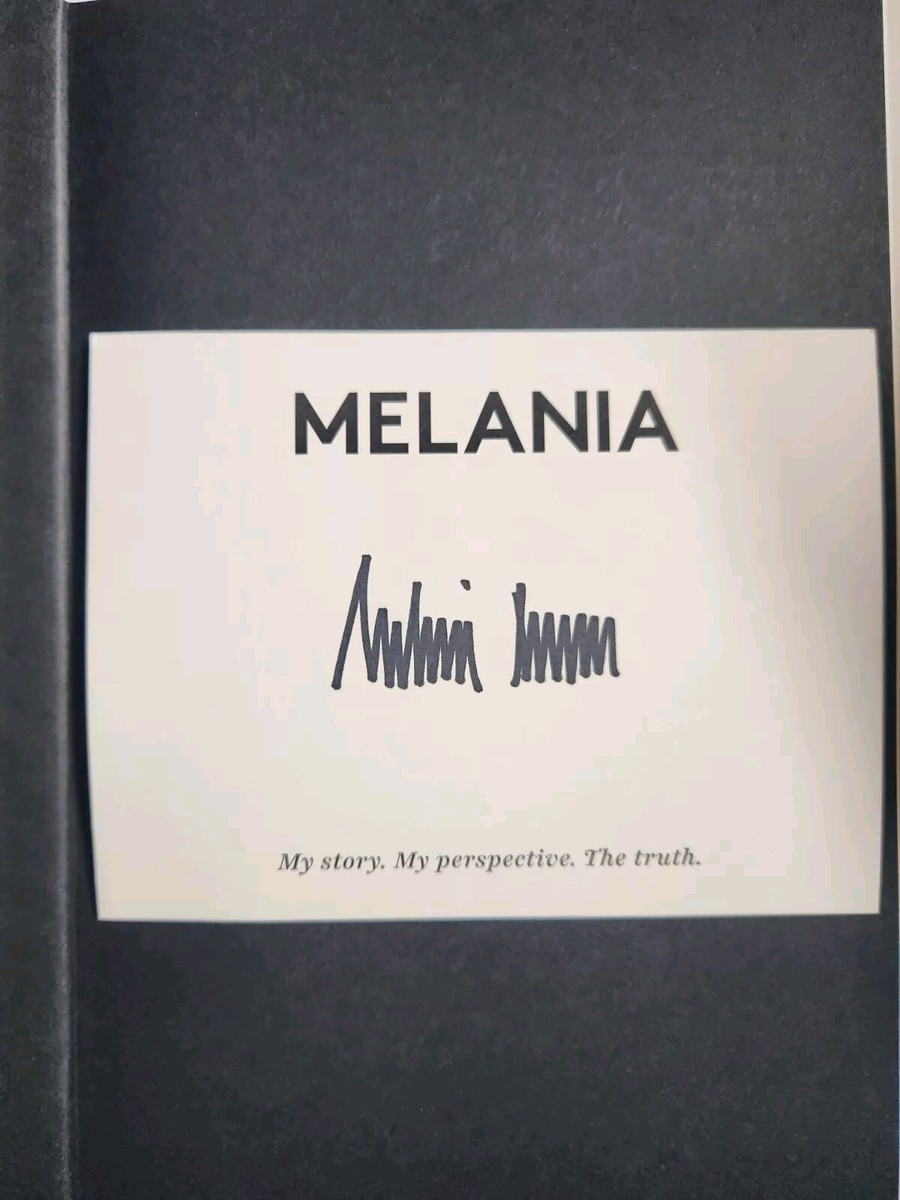 AUTOGRAPHED Melania Trump SIGNED Book Memoir NEW HC Donald