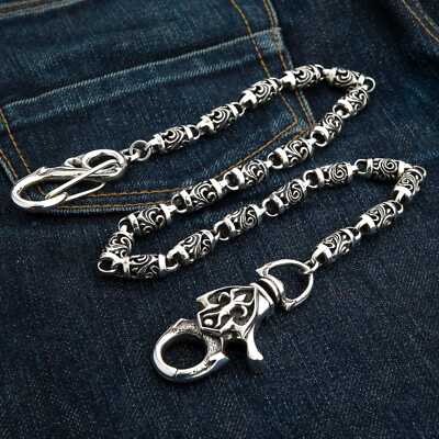 小物 Silver Wallet chain Amazon.com: Men Fashion Wallet Chain Big Links Silver Color