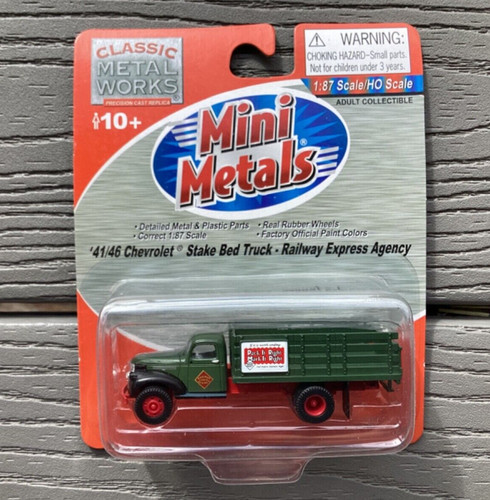 CLASSIC METAL WORKS 1/87 HO 41/46 CHEVROLET REA EXPRESS STAKE BED TRUCK 30340 FS | Zustand: New