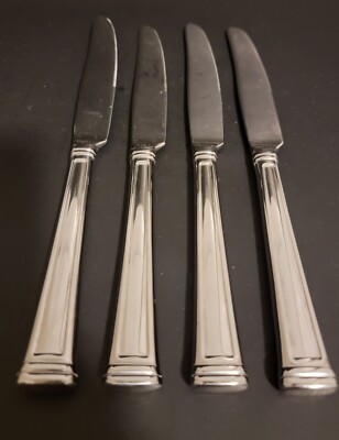 Set of 4 Lenox Stainless 18/8 Knives
