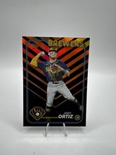 Joey Ortiz 2024 Topps Update Series Halloween Holiday Foil #US257 Brewers
