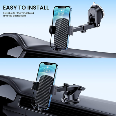 Soporte Para Teléfono En Volante De Coche - Universal, Ajustable, Para Smartphones De Hasta 84 Mm De Ancho