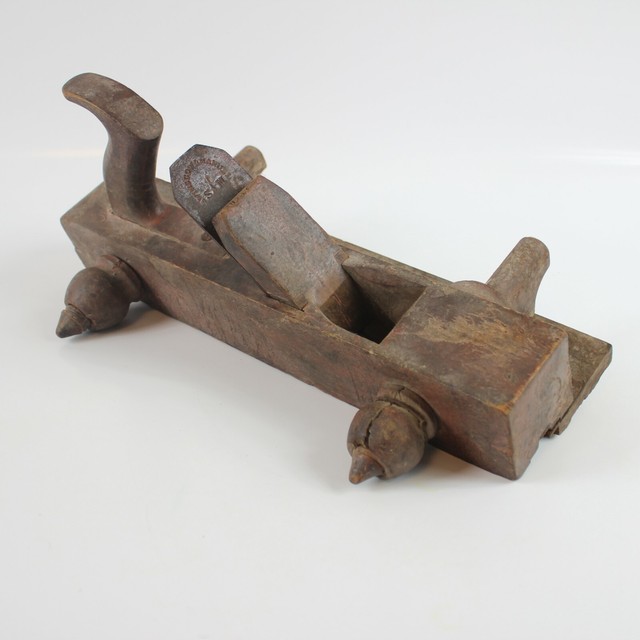Antique Tongue And Groove Hand Plane W/ Swinscow & Manuel Blade