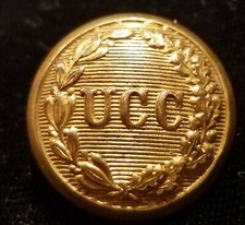 CIVIL WAR ERA 2 PC NEW YORK UTICA CITIZENS CORPS BUTTON ALBERTS# NY-90-A GILDED