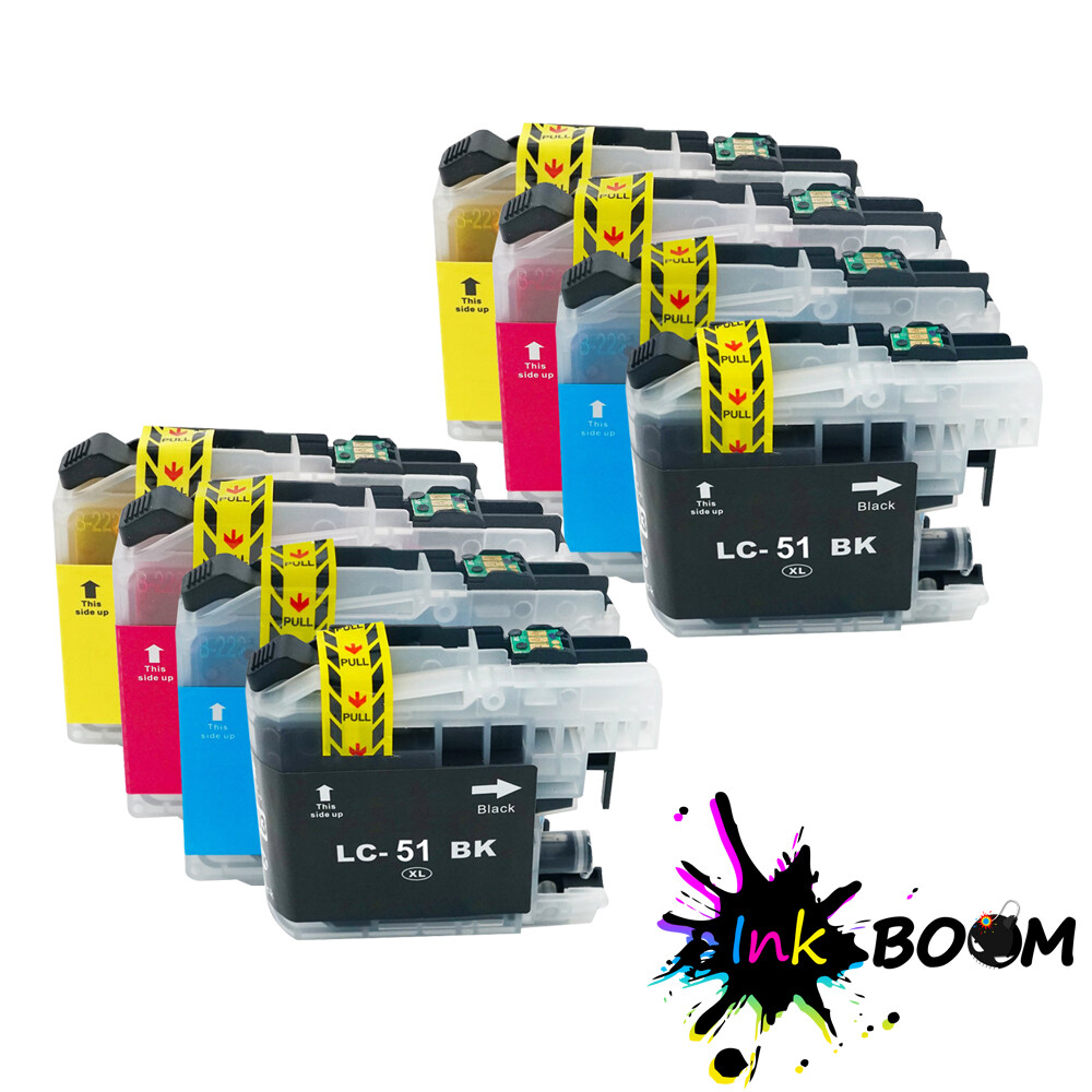 Brother LC51 8-Pack Compatible Ink Cartridges for FAX-1460 MFC-3360C DCP-153C 770CN-image