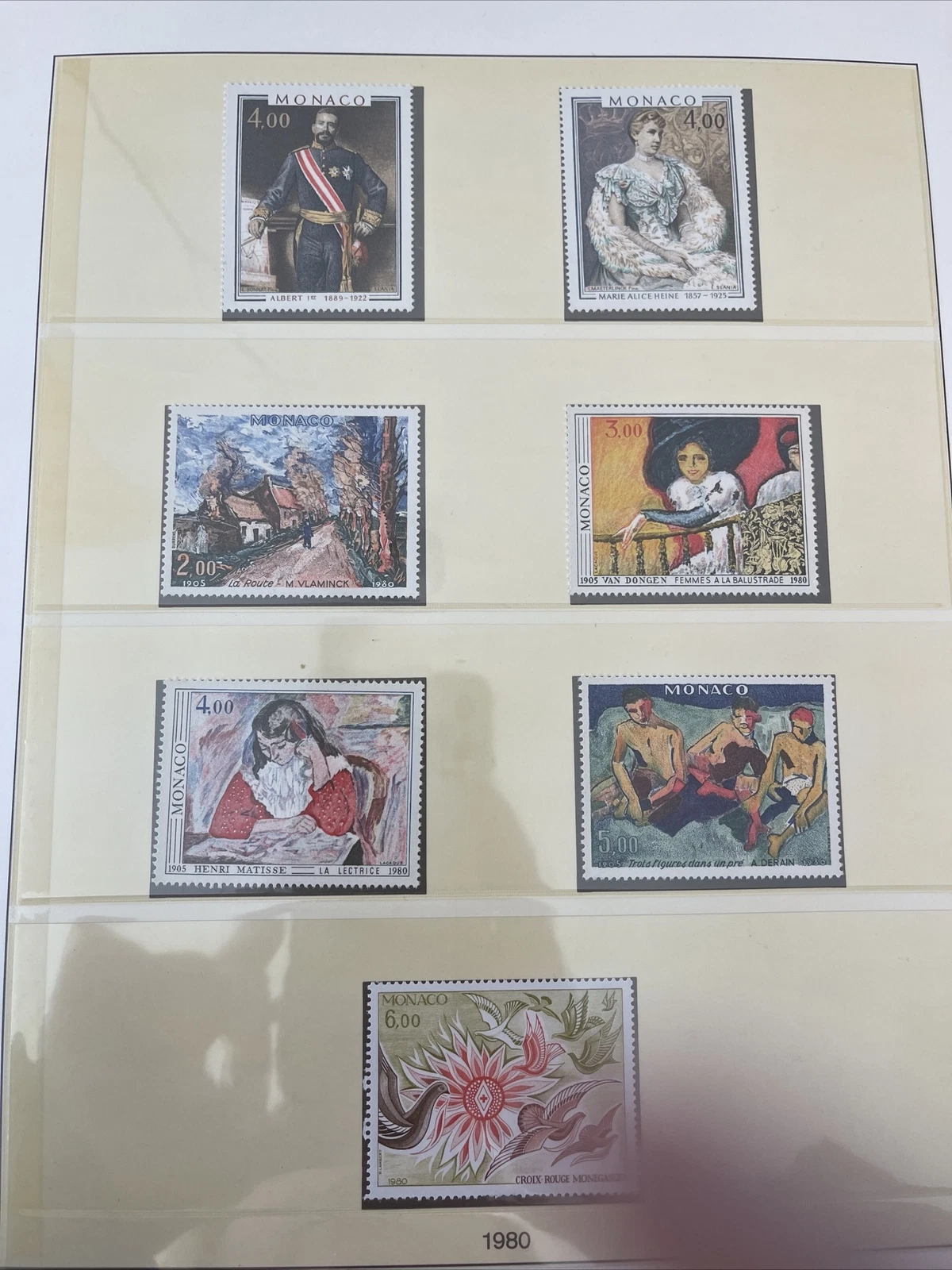 Timbres Monaco Neuf Lindner No.186 1980 Page 93