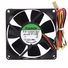 SUNON KD1208PTB3 DC12V 1.0W 8CM 3-Pin Silent Cooling Fan