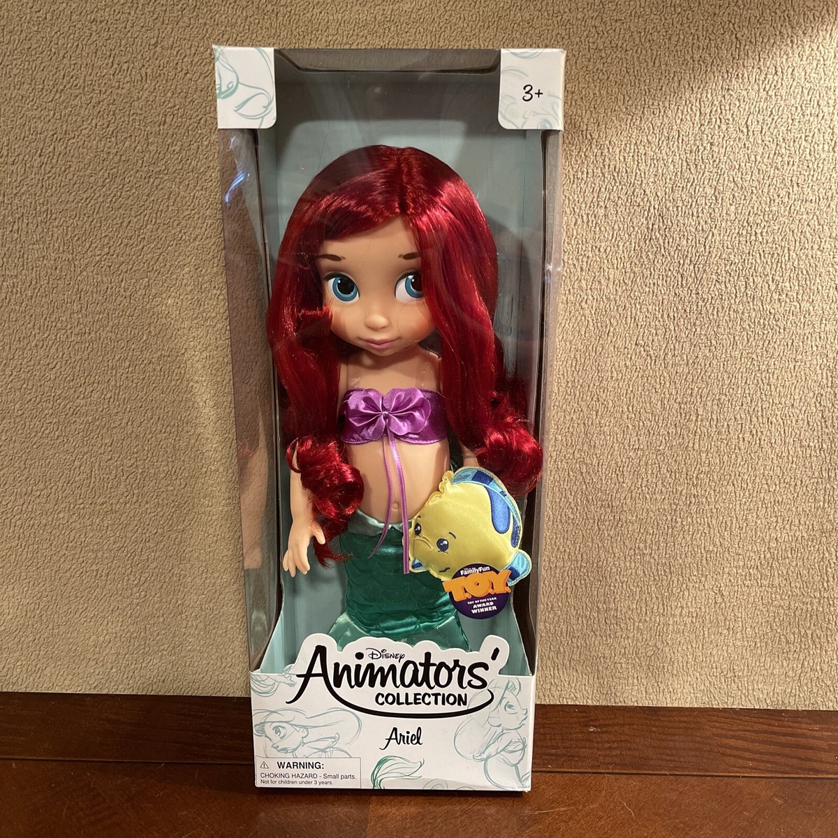 Limited Disney Store Animators' Collection Ariel 16” Doll The Little  Mermaid NEW