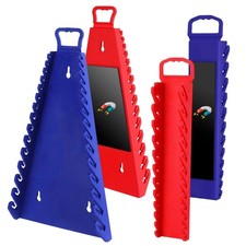 4-pack Magnetic Wrench Organizer 27 Slot Gripper Wrench Holder For Sae Metric
