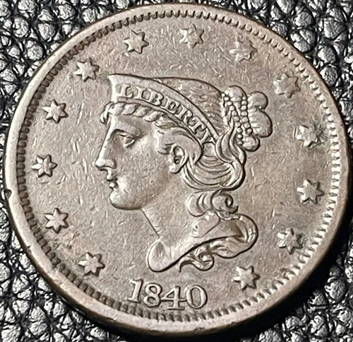Photo of a 1840-P Large Cent from an eBay listing that sold on Jul 20, 2026