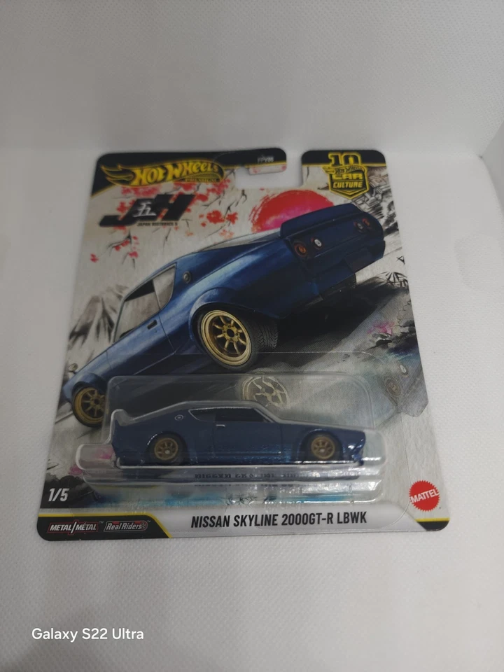 Nissan Skyline 2000GT-R LBWK serie 5 Hot Wheels Premium Japan Historics  Foto 4 de 4