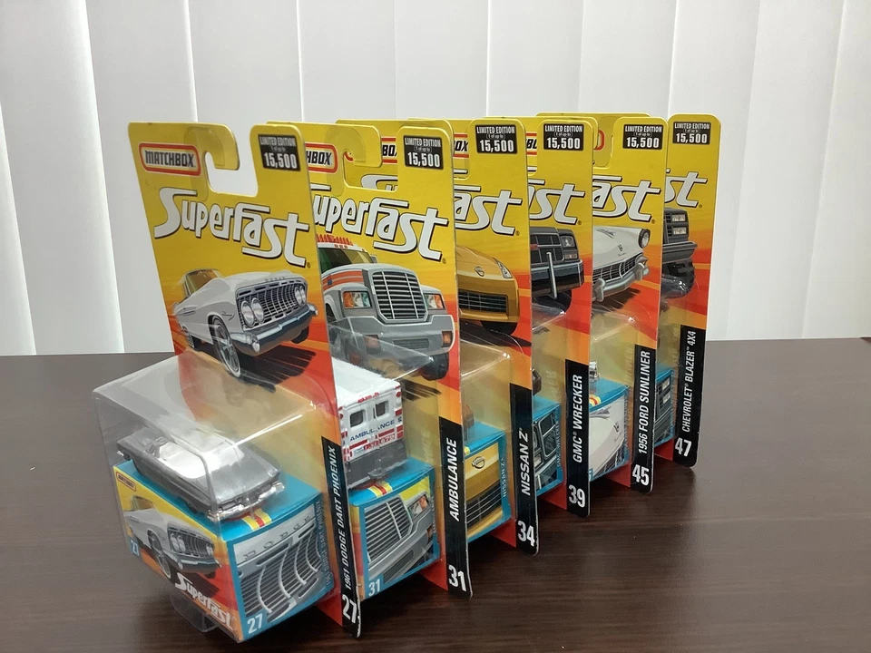 LOT of 17 Matchbox  2005-2006 Superfast 75 1/64 Diecast Cars NIP Limited Edition - Image 4 of 4