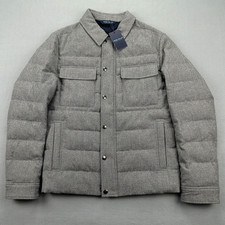 Peter Millar Davos Jacket Mens Small Gray Ita...