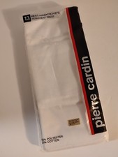 Vintage Pierre Cardin Men s 13 White Handkerchiefs Unopened Brand New
