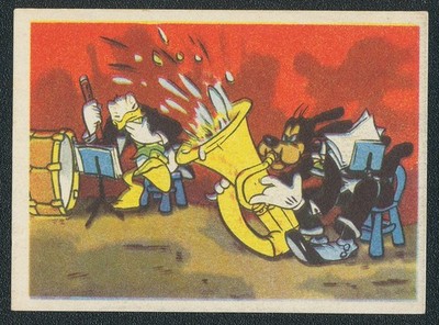 1950s FOSKA WALT DISNEY DONALD DUCK & HIS FRIENDS DANISH CARD #29 EX