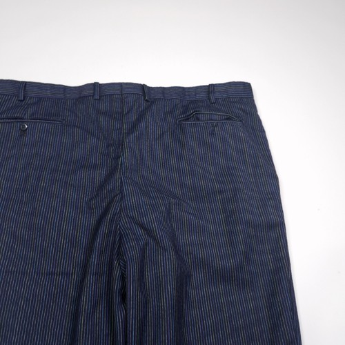 Zanella Multi Color Luxury Wool Cuffed Dress Pants Designer 42x29 - Afbeelding 4 van 9