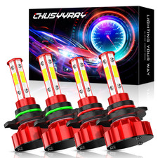 4x Combo 9005 9006 LED Headlight Bulbs High Low Beam For Toyota RAV4 2000-2012