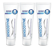 3x Sensodyne Repair  Protect with NOVAMIN Toothpaste 100gm each Free Shipping