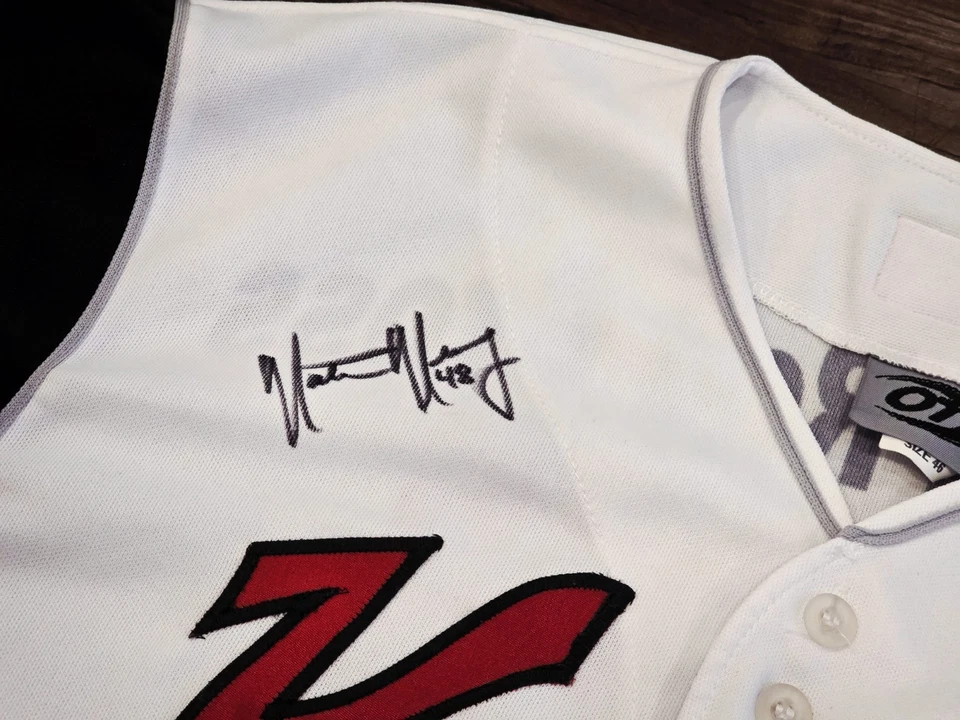 Nathan Nery Frederick Keys Game Used / Signed OT Authentic Baseball Jersey - Image 3 of 3