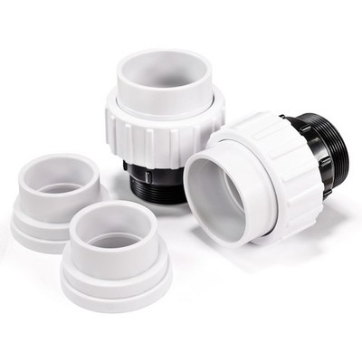 4 Pieces Replacement Union Fitting Slip 1-1/2  & 2 inch for Pumps Filters Set