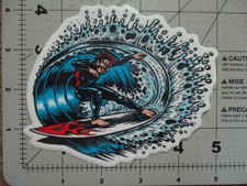 JIMBO PHILLIPS Skate 5" Pegatina SURF TRITURADORA Patinaje Monopatín Cascos Calcomanía D