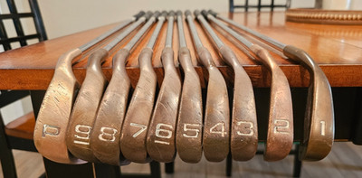 Prima 3 Copper Beryllium Vintage golf clubs 1-9,PW True temper Dynamic gold