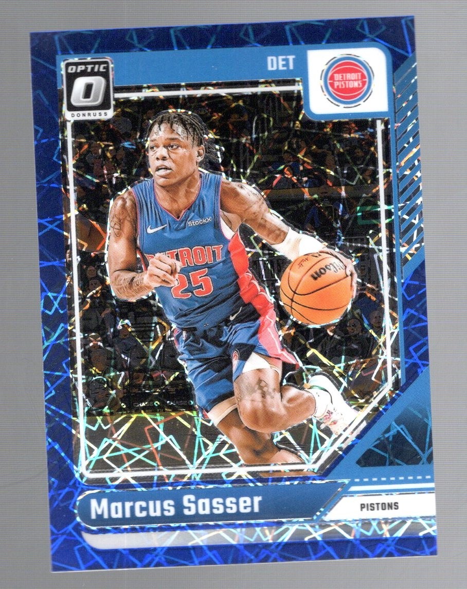 2024-25 Panini Donruss Optic Blue Velocity Prizm Marcus Sasser #202