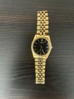 Vintage Seiko 7N43-8111 Watch Mens 36mm Gold Tone