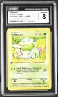 CGC 8 Bulbasaur 1999 Base Set Shadowless 1st Edition 44/102 Pokemon Card