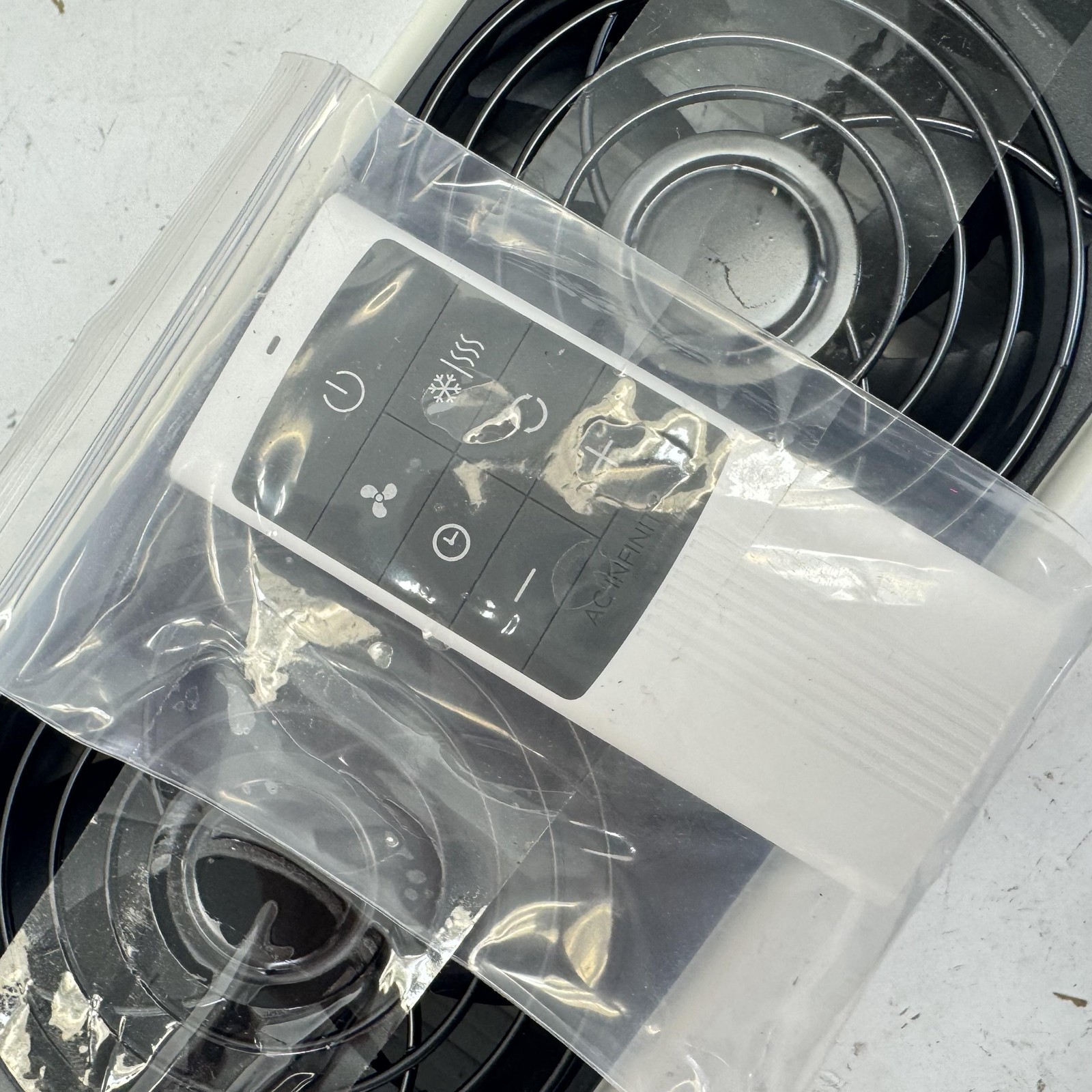 AC Infinity Airtap Series ACRBF4-W10 Gen 3 Register Vent Fan White Remote 4 x 10