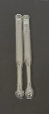 Pair of Pyrex 25ml Ostwald Viscometer Glass Tubes - Made in USA