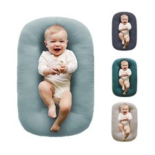 Baby Lounger for Newborn,Baby Nest for Newborn Soft Cotton Breathable for Pla...