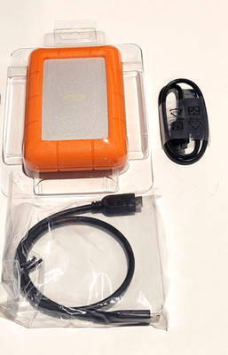 LaCie Rugged Portable USB 3.0 Enclosure for up to 5TB 15mm thick SATA 2.5'' HDD