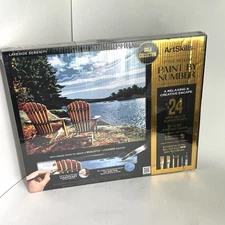 Artskills Premium Paint By Numbers Kit 2-Pack Lakeside Serenity Calm Reflection