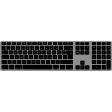 Matias FK418DCB-DE Wireless USB-C® Aluminum Keyboard for Mac Kabellos Tastatu...
