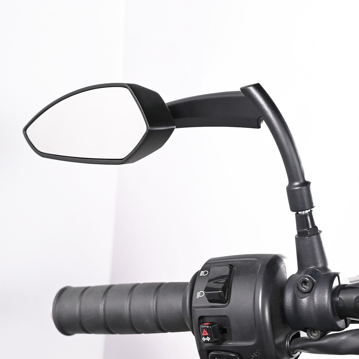 10mm Scythe Style Rear Side View Mirrors For Kawasaki Dirt Street