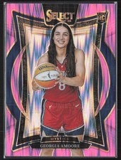 2025 Panini Select WNBA #96 Georgia Amoore Pink Flash Prizms